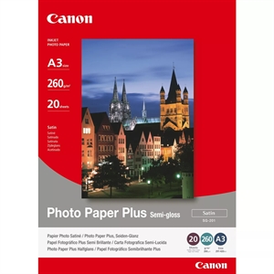 Canon SG-201 Photo Plus Semi-gloss 260g/m² - A3, 20 listov 