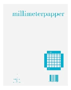 Esselte Milimetrový papier A4 1x1mm modrý 50 listov