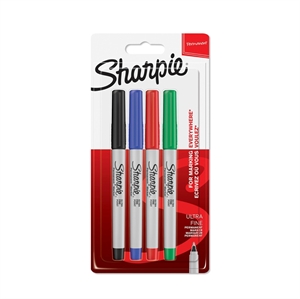 Sharpie Marker Ultra Fine 0,3mm sada (4)