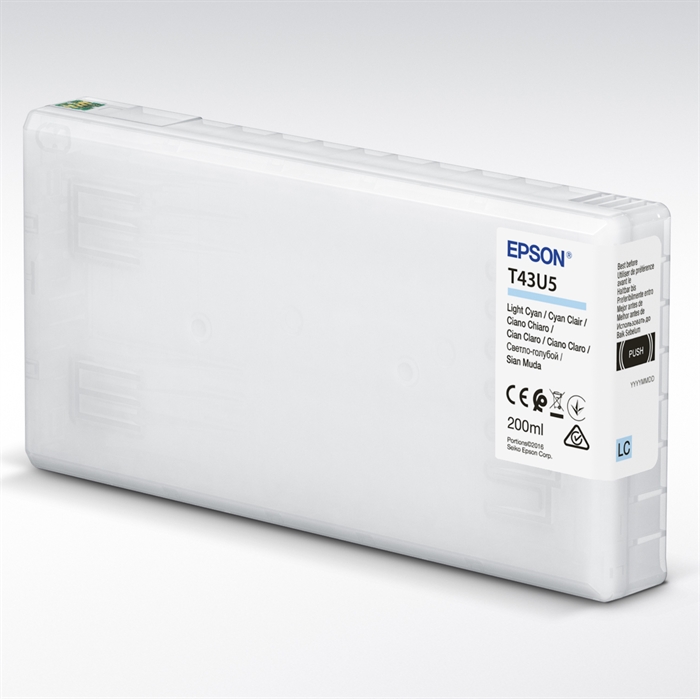 Epson T43U svetlá azúrová 200 ml atramentová kazeta pre SureLab SL-D800