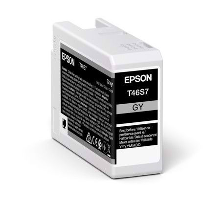 Epson sivá atramentová náplň 25 ml T46S7 - Epson SureColor P700.