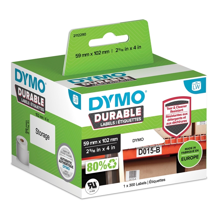 Dymo LabelWriter Odolná prepravná nálepka 59 mm x 102 mm kus.