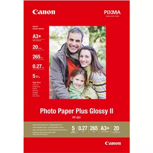 Canon PP-201 Photo Paper Plus II 265g/m² - A3+, 20 listov 