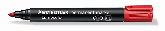 Staedtler Marker Lumocolor Perm round 2.0mm red