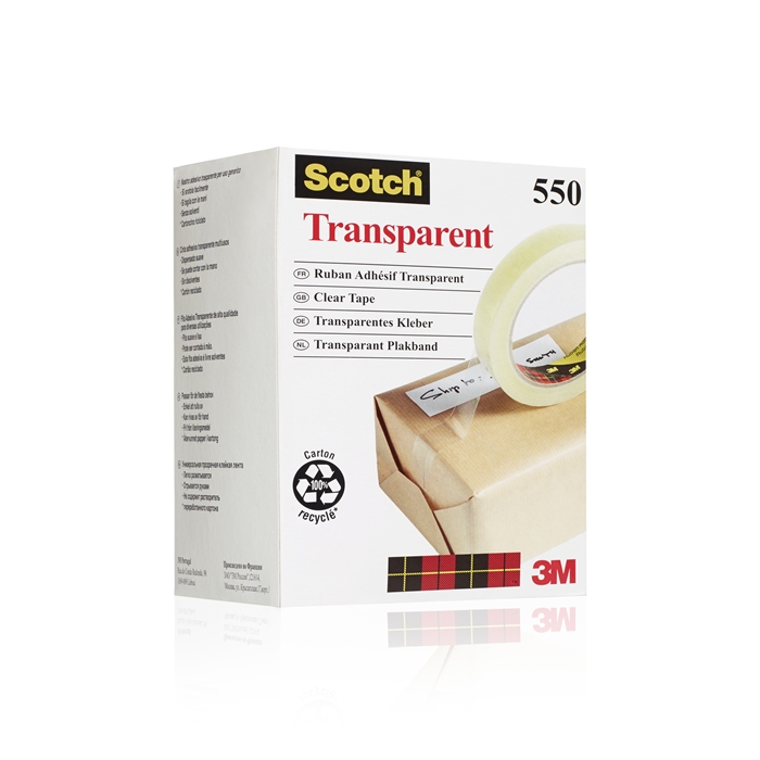 3M páska Scotch 550 19mmx66m číra