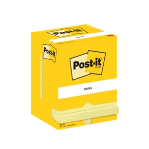 3M Post-it Poznámky 76 x 102 mm, žlté - 12 balení