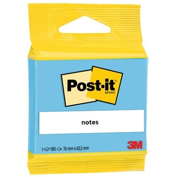 3M Post-it modrá 63,5 x 76 mm, 100 listov