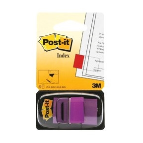 3M Post-it Indexfavy 25,4 x 43,2 mm, fialové