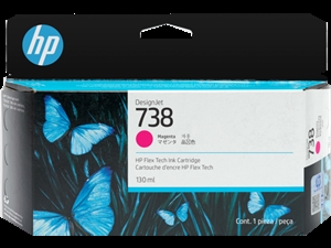 HP 738 130-ml Magenta náplň do tlačiarne DesignJet