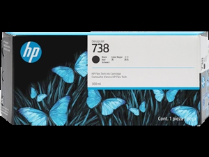 HP 738 300-ml čierna atramentová kazeta pre DesignJet