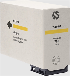 Please translate to slovak: 

HP 768 Yellow 500-ml DesignJet blækpatron

HP 768 Žltý 500-ml DesignJet atramentová kazeta