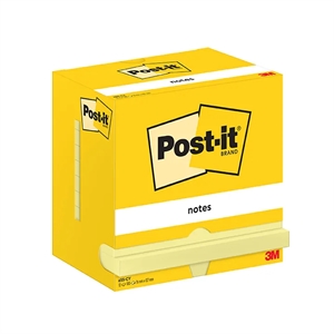 3M Poštové poznámky Post-it 76 x 127 mm, žlté - 12 balení