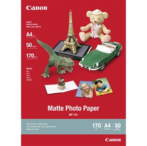 Canon MP-101 Matte Photo 170g/m² - A4, 50 listov 