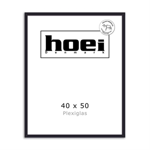 Drevený rám na fotografie a plagáty 40 x 50 - PLEXI cm