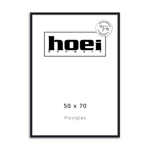 Drevený rám na fotografie a plagáty 50 x 70 - PLEXI cm