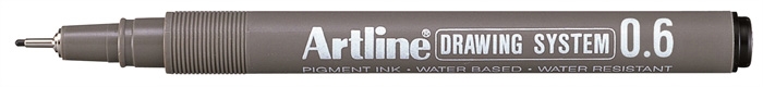 Artline Drawing System 0.6 čierna