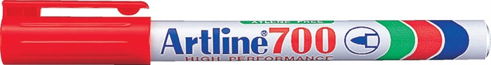 Artline Marker 700 Permanent 0.7 červený