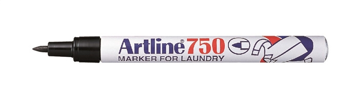 Artline Marker 750 Textil čierna.