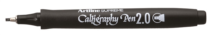 Artline Supreme kaligrafické perá 2, čierne