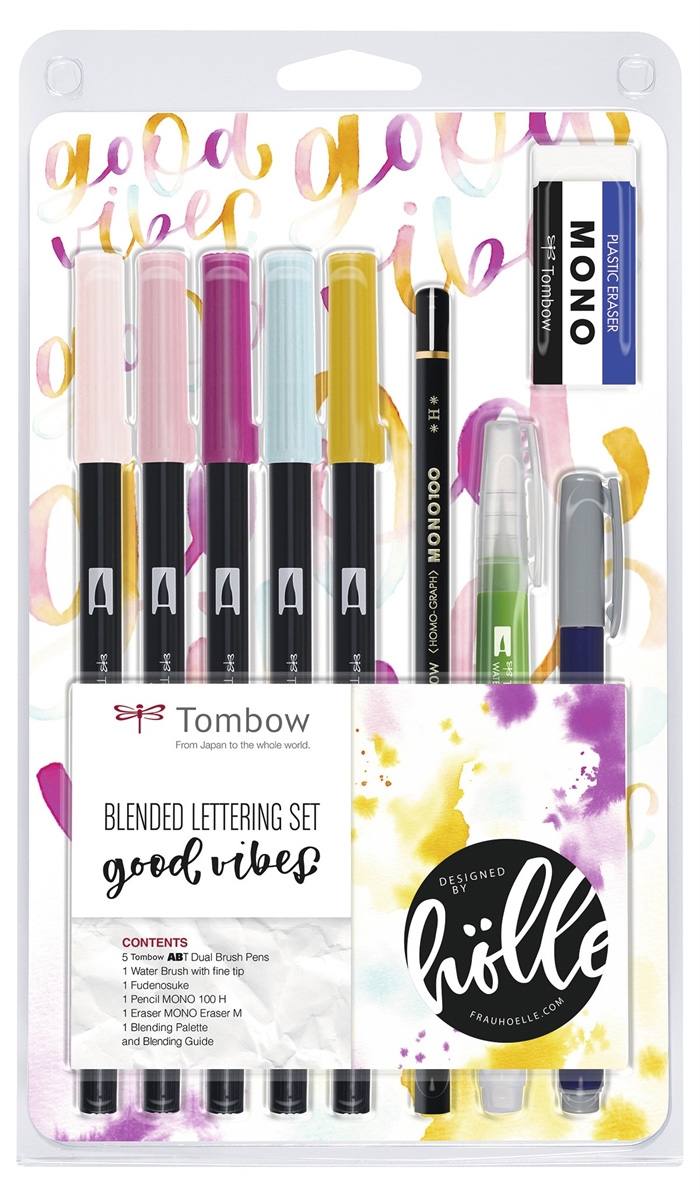 Tombow Blended lettering set Good Vibes