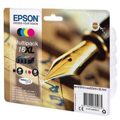 Epson T1636 Multibalenie so 4 farbami XL.