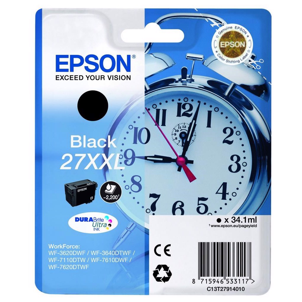 Epson T2791 čierna atramentová kazeta XXL