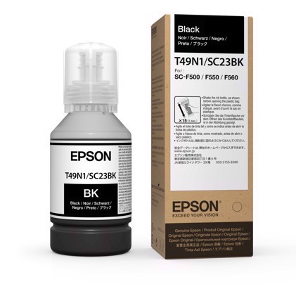 Epson Dye Sublimation ( T49N1 ) - Čierna 140 ml pre tlačiarne Epson F100 a F500.