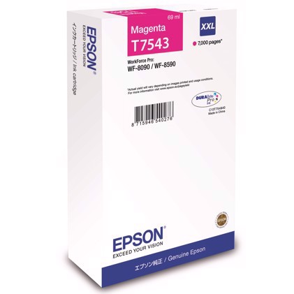 Epson WorkForce atramentový zásobník XXL Magenta - T7543