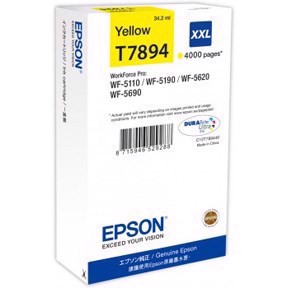 Epson T7894 žltá náplň XXL.