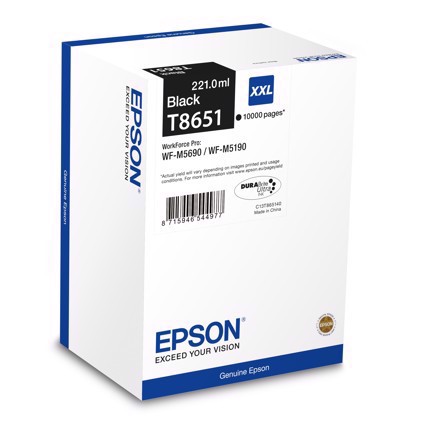 Epson WF-M8690 náplň cartridge XXL čierna atrament 10k