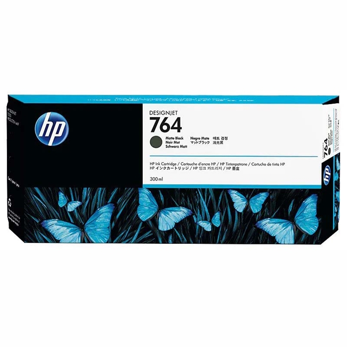 HP 764 matná čierna atramentová kazeta, 300 ml