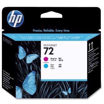 HP 72 Magenta a Cyan Printhead