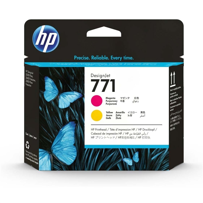 HP 771 Magenta/žltý Designjet tlačová hlava