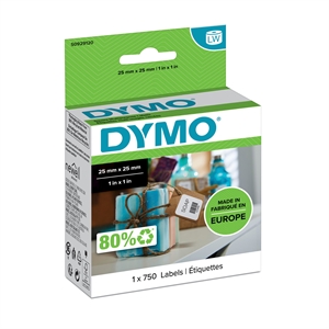 Dymo LabelWriter 25 mm x 25 mm viacúčelová kusov