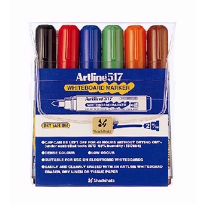 Artline Whiteboard Marker 517 6-dielny set