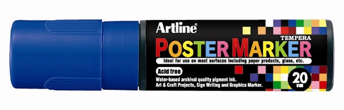 Artline Poster Marker 20 modrá