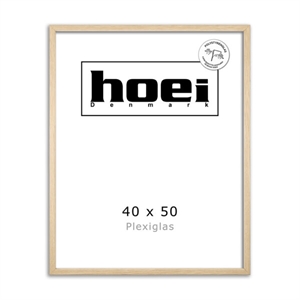 Rám z dubového dreva na fotografie a plagáty 40 x 50-PLEXI cm