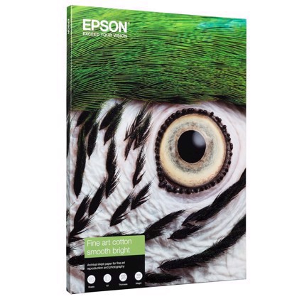 Epson Fine Art Cotton Smooth Bright 300 g/m2 - A2 25 listov 