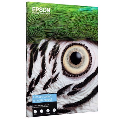 Epson Fine Art Cotton Smooth Natural 300 g/m2 - A2 25 listov 