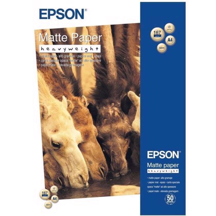 Epson Matte Paper Heavy Weight 167 g, A4 - 50 listov 