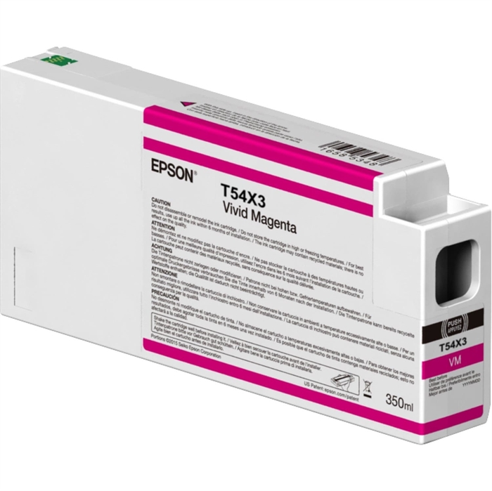 Epson Vivid Magenta T54X3 - 350 ml ink cartridge

Epson Vivid Magenta T54X3 - 350 ml atramentová kazeta