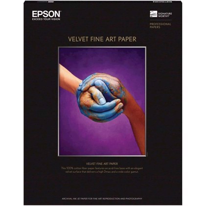 Epson Velvet Fine Art Paper 260 g/m2, A2 - 25 listov 