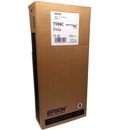 Epson T596C Biela 350 ml náplň - Epson WT7900