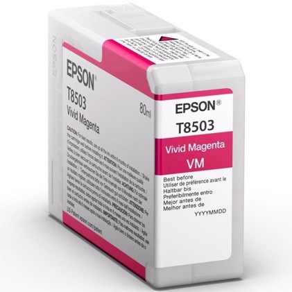 Epson Vivid Magenta 80 ml atramentová kazeta T8503 - Epson SureColor P800