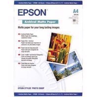 Epson Archival Matte Paper 192 g, A4 - 50 listov 