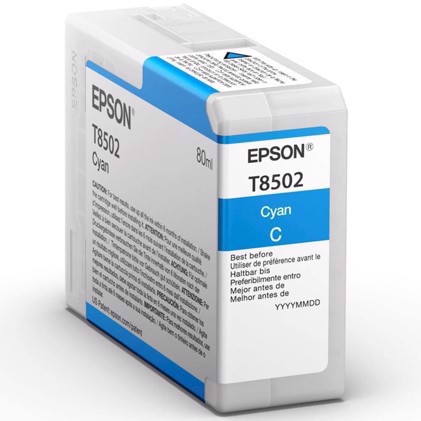 Epson Cyan 80 ml inková kazeta T8502 - Epson SureColor P800