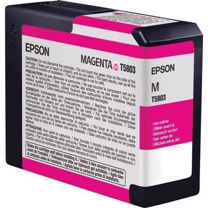 Epson Magenta 80 ml kartuša s črnilom T5803 - Epson Pro 3800