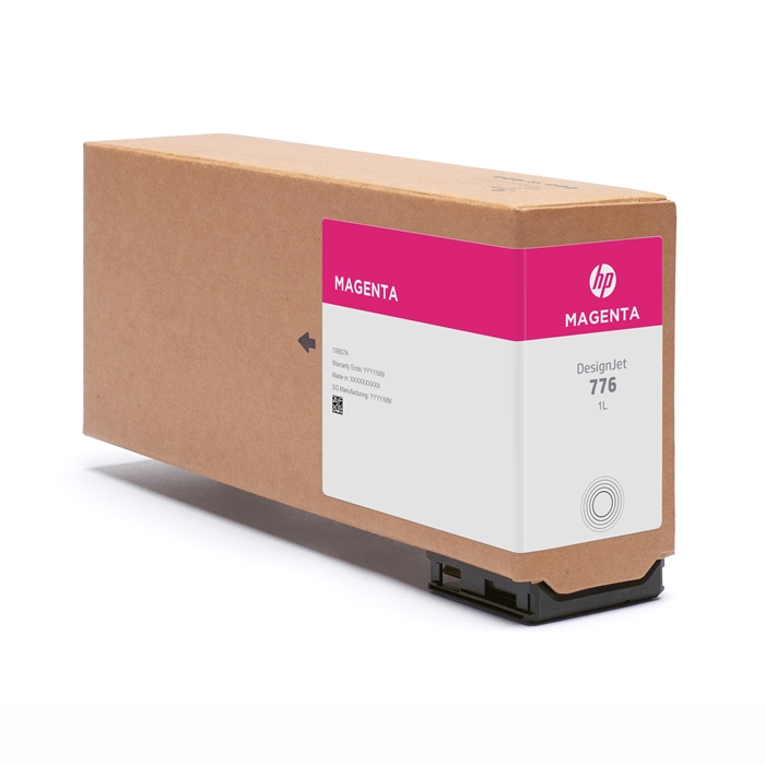 HP 776 ink cartridge, 1 liter, Magenta