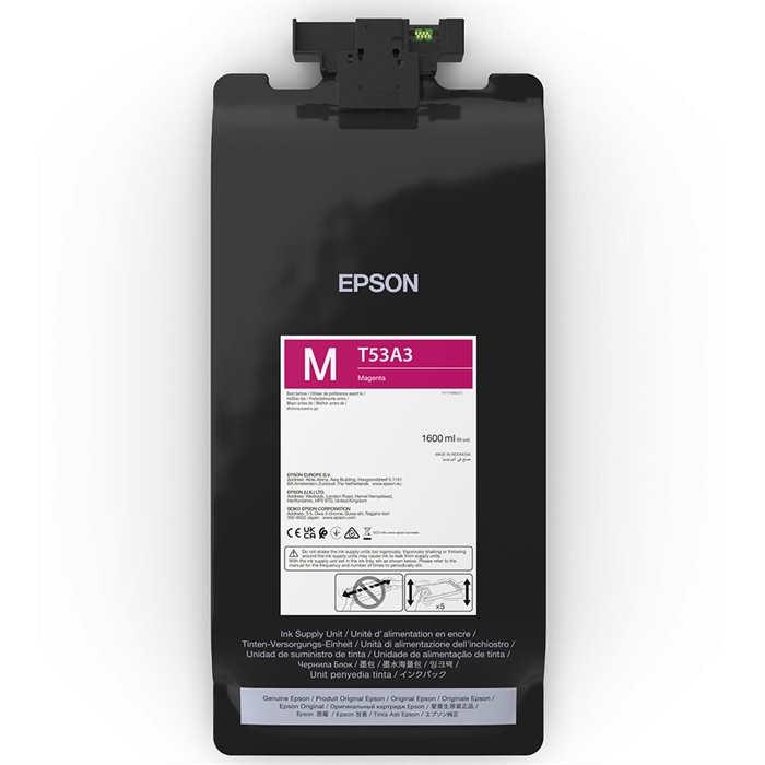 Epson inková náplň Magenta 1600 ml - T53A3