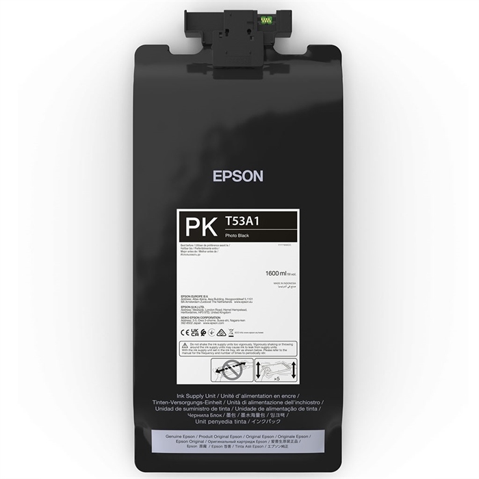 Epson ink bag Photo Black 1600 ml - T53A1